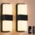 FILIYANO Outdoor Wall Lights, RGBCW Smart LED Lamp, Color Changing Front Door Sconce, Porch Lights Outdoor Light Fixture,12in Exterior Wall Sconces, Remote & Wi-Fi Control, IP65 Waterproof, 2 Pack
