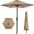 Best Choice Products 10ft Outdoor Steel Polyester Market Patio Umbrella w/Crank, Easy Push Button, Tilt, Table Compatible
