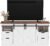 JUMMICO TV Stand with 4 Drawers for 65 Inch TV, Farmhouse Entertainment Center with Storage and Sliding Barn Doors, Rustic Media TV Console Cabinet with Shelves for Living Room Bedroom (Bright White)