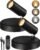 EZVALO Spotlights Indoor with Remote, 5500mAh Rechargeable Picture Lights, Wireless LED Uplighting with Timer＆Dimmable, 3CCT, Display Lights for Plant Painting, Artwork, Accent Lighting (2Pack-Black)