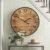 UPPER DECOR Rustic Farmhouse Wall Clocks for Living Room Decor, Large 24 inch Wall Clock with Dark Brown Wooden Face and Black Metal Frame, Silent Battery Operated for Kitchen Bedroom Entryway