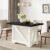 47-Inch Dining Table for 4, Farmhouse Dinner Table Modern 3D Acrylic Design for Kitchen, Dining Room & Living Room