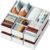 Drawer Organizer Clothes Set of 12 White-Grey – Dresser Organizer For Nursery, Bedroom, Closet – Perfect Baby Clothes Organizer and Storage & General Nursery Organization or Dresser Drawer Organizers