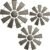COLLECTIVE HOME – 3 Pcs Metal Windmill, Galvanized Hanging Wall Decor, Farmhouse Wall Sculpture, 3D 13/11/9.5 Inch Wall Art for Office Living Room Bedroom (Windmill)